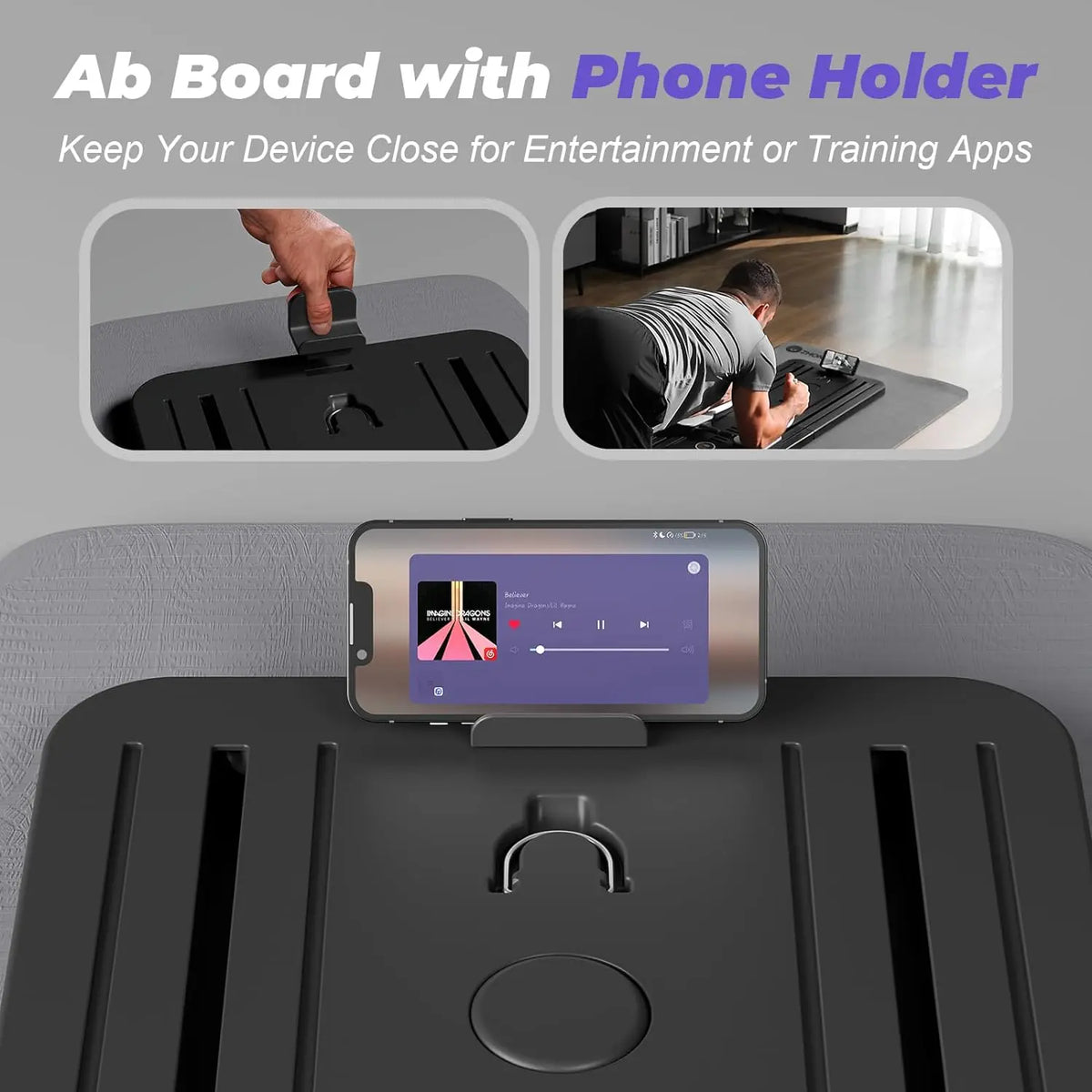 Multifunctional Abdominal Fitness Board Push-up & Rebound Muscle Curling