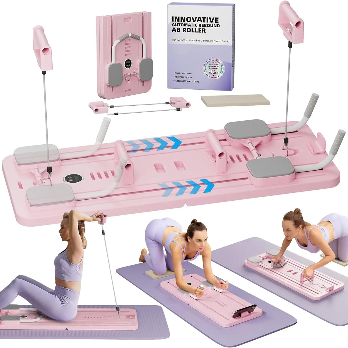 Multifunctional Abdominal Fitness Board Push-up & Rebound Muscle Curling