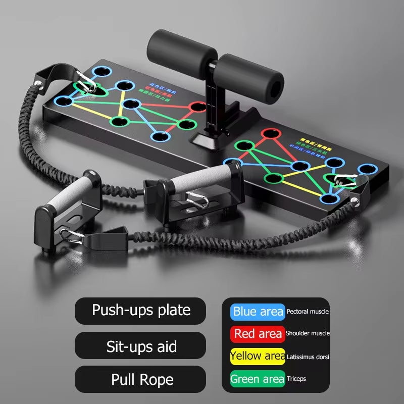 Multifunctional Abdominal Fitness Board Push-up & Rebound Muscle Curling